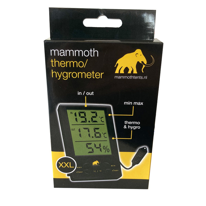 MAMMOTH TERMOIGROMETRO DIGITALE XXL MIN/MAX CON SONDA